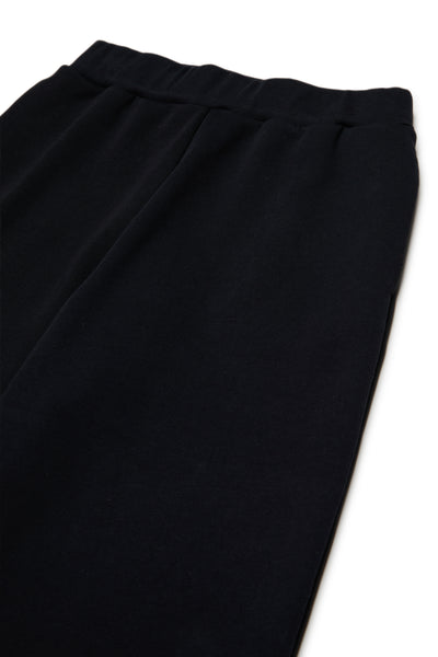 Pantalone nero in felpa con logo per bambini Marni M01917 0M900 