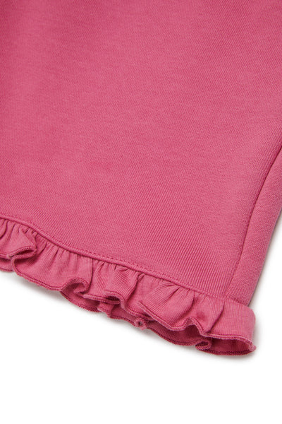 Pantalone in felpa rosa con logo per neonata Marni M01922 0M352 