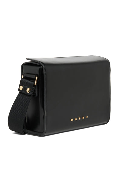 Borsa Vivian nera con logo per bambina Marni M01967 0M900 