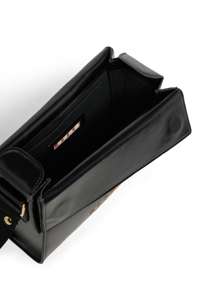 Borsa Vivian nera con logo per bambina Marni M01967 0M900 