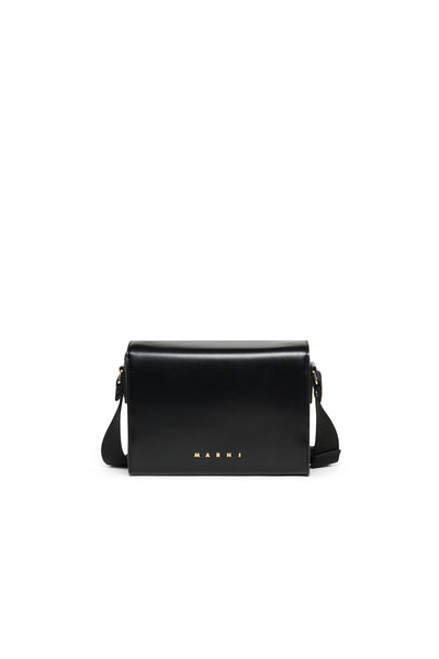 Borsa Vivian nera con logo per bambina Marni M01967 0M900 