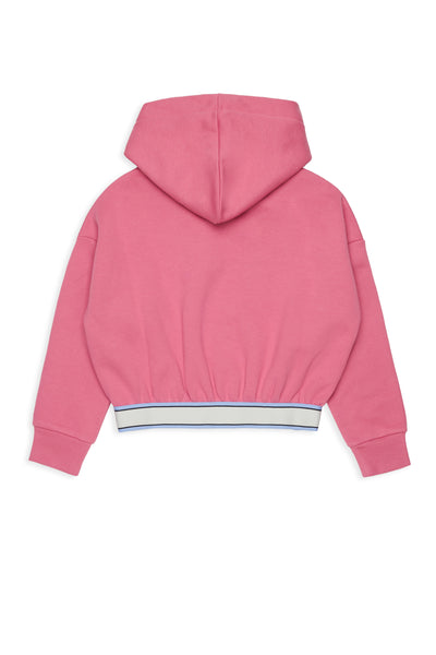 Felpa rosa con logo per bambina Marni M01969 0M352 