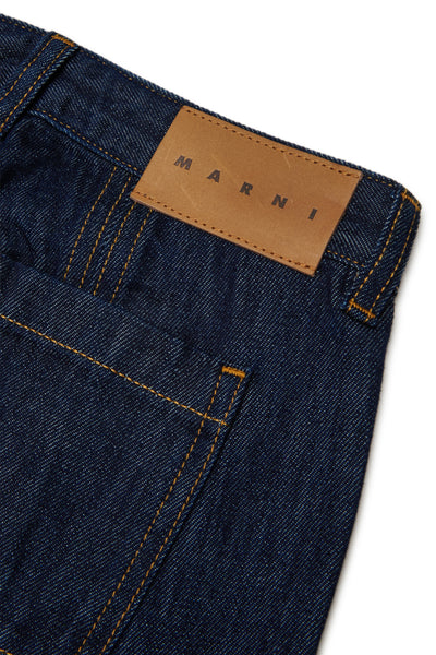 Jeans a zampa in denim blu per bambina Marni M02024 0M01 