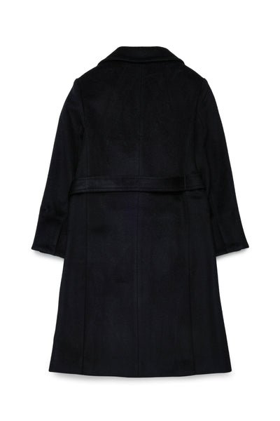 Cappotto lungo nero per bambina MAX&Co. MX0001 MX900 