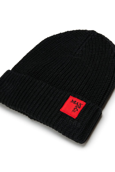 Berretto nero con logo per bambina MAX&Co. MX0242 MX900 