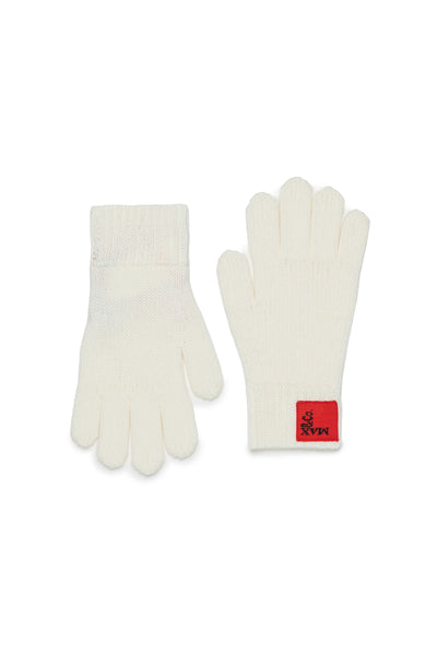 Guanti panna con logo per bambina MAX&Co. MX0243 MX102 