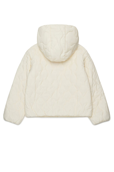 Giubbino panna trapuntato con logo per bambina MAX&Co. MX0365 MX104 