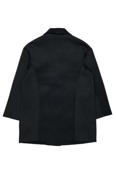Cappotto in neoprene nero con logo per bambina MAX&Co. MX0369 MX900 