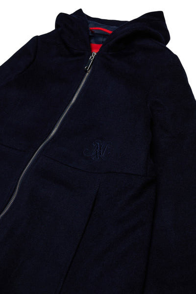 Cappotto blu con logo per bambina MAX&Co. MX0370 MX854 