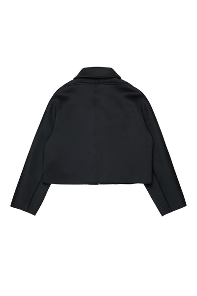 Giacca corta nera in neoprene con logo per bambina MAX&Co. MX0378 MX900 