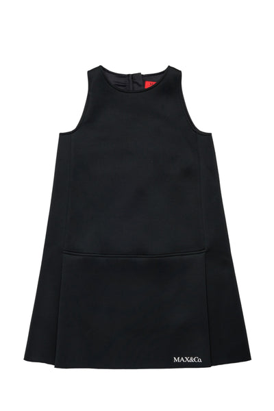 Abito nero in neoprene per bambina MAX&Co. MX0385 MX900 