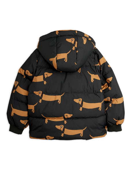 Piumino nero con stampa all over per neonati e bambini Mini Rodini 1100038499 BLACK 
