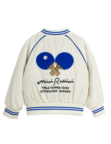Giubbino bianco con ricami per neonati e bambini Mini Rodini 2661010010 WHITE 