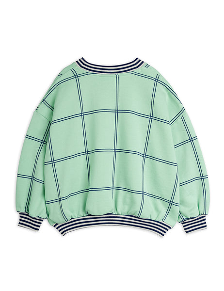 Felpa verde a quadri per neonato e bambino Mini Rodini 2662011675 GREEN 