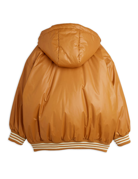 Piumino biscotto con logo per neonato e bambino Mini Rodini 2671010613 BEIGE 