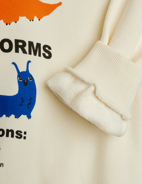 Felpa panna con stampa per neonato e bambino Mini Rodini 2672012011 OFFWHITE 