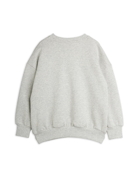 Felpa grigia per neonata e bambina Mini Rodini 2672012494 GREY 