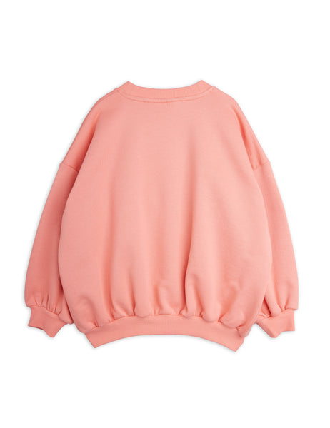 Felpa rosa con applicazione per neonata e bambina Mini Rodini 2672013228 PINK 