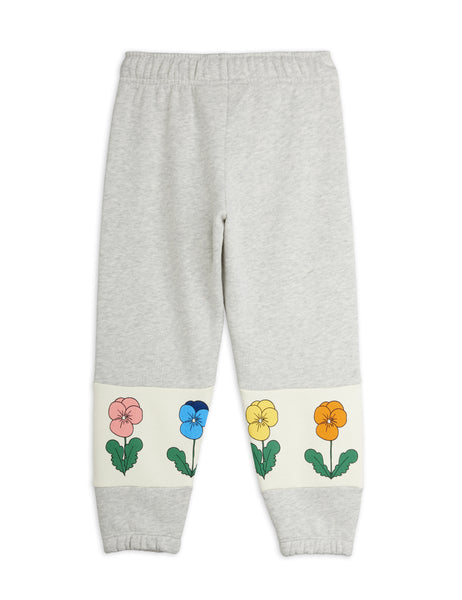 Pantaloni grigi in felpa per neonata e bambina Mini Rodini 2673011794 GREY 