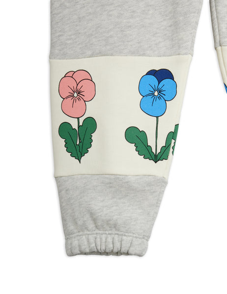 Pantaloni grigi in felpa per neonata e bambina Mini Rodini 2673011794 GREY 