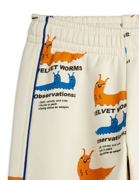 Pantalone in felpa panna con stampa all over per neonato e bambino Mini Rodini 2673011800 MULTI 