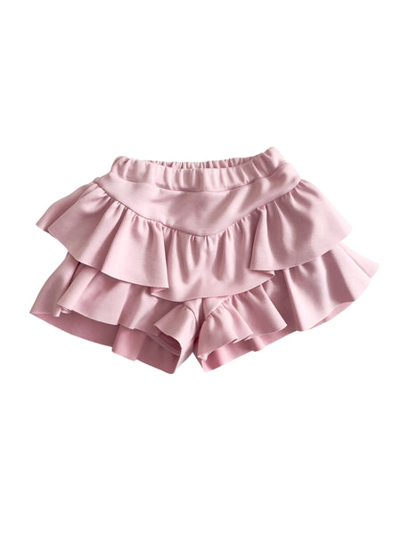 Shorts rosa a balze per neonata e bambina Miss Grant MG1744 CHER 