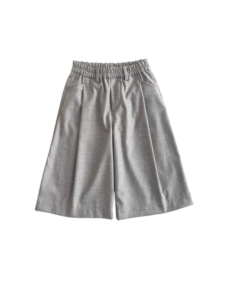 Pantalone silver con strass per neonata e bambina Miss Grant MG1894 SILVE 