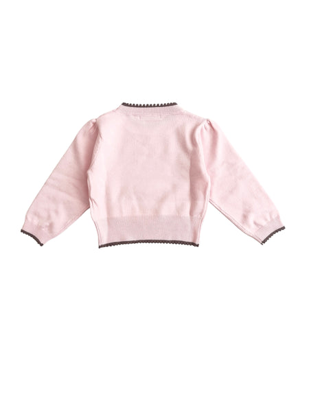 Maglia rosa con strass per neonata e bambina Miss Grant MG1901 BLUSH 