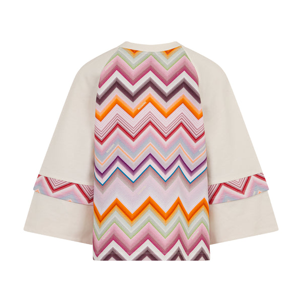 Felpa burro con logo per bambina Missoni MZ4A40-Z3183 102MC 