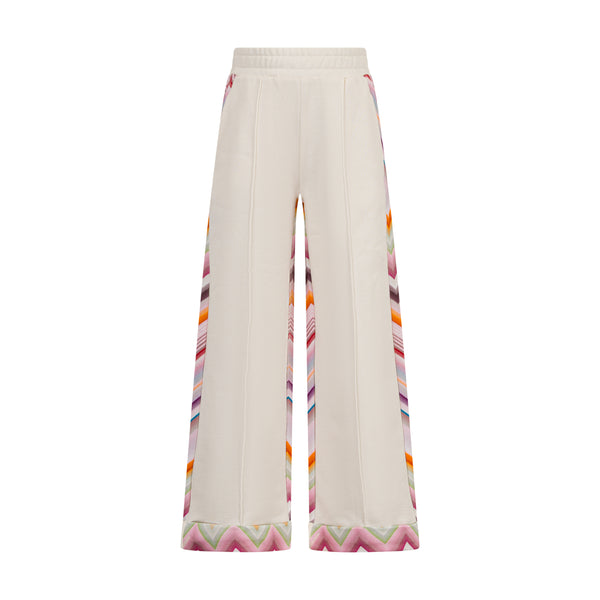 Pantaloni burro con stampa zig zag multicolor per bambina Missoni MZ6A30-Z3183 102MC 