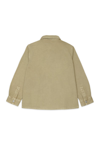 Camicia in denim verde oliva per bambini MM6 Maison Margiela M61032 M6515 