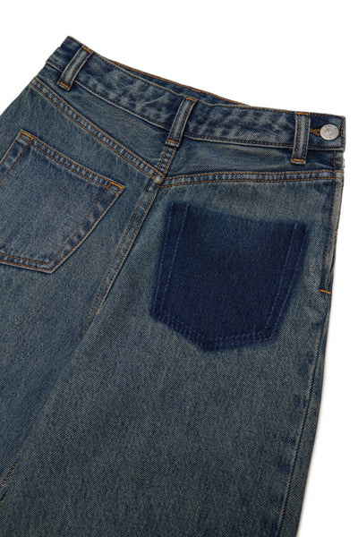 Jeans in denim blu con dettagli per bambini MM6 Maison Margiela M61034 M601 