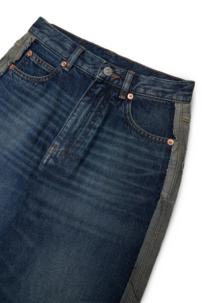 Jeans in denim blu con dettagli per bambini MM6 Maison Margiela M61038 M601 