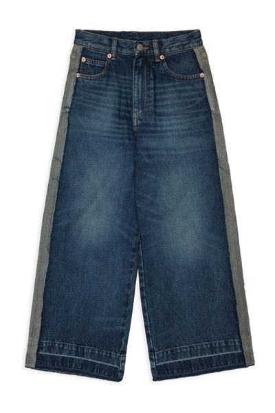Jeans in denim blu con dettagli per bambini MM6 Maison Margiela M61038 M601 