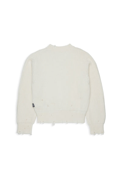 Maglia panna con dettagli per bambini MM6 Maison Margiela M61057 M6101 