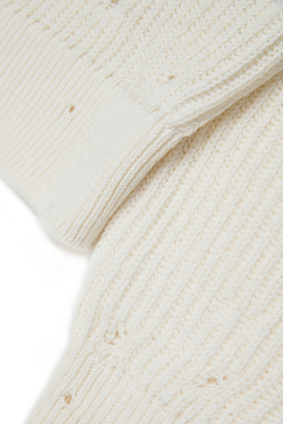 Maglia panna con dettagli per bambini MM6 Maison Margiela M61057 M6101 