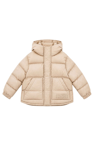 Giubbino beige perlato per bambini MM6 Maison Margiela M61090 M6712 