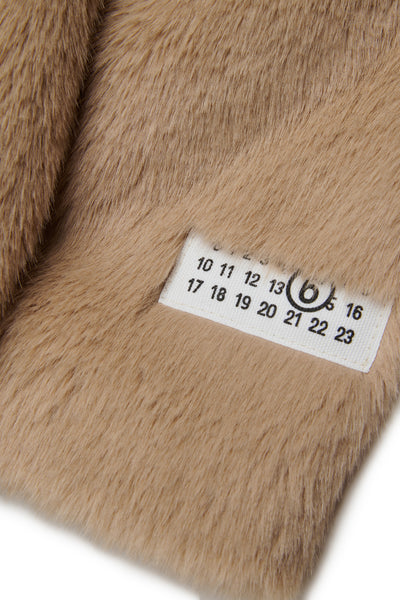 Eco pelliccia sabbia per bambina MM6 Maison Margiela M61103 M6714 
