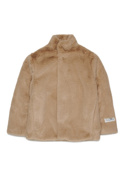 Eco pelliccia sabbia per bambina MM6 Maison Margiela M61103 M6714 
