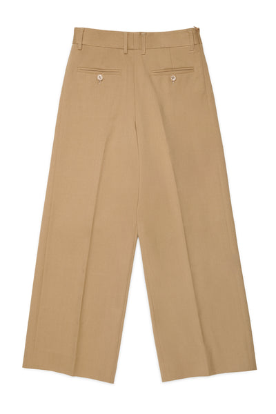 Pantalone sabbia con logo per bambina MM6 Maison Margiela M61111 M6714 