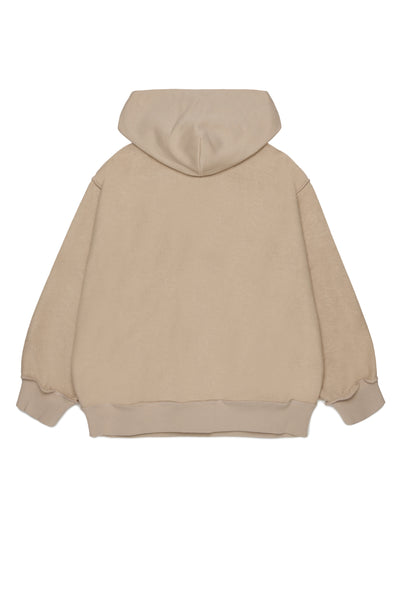 Felpa sabbia con logo per bambini MM6 Maison Margiela M61130 M6712 