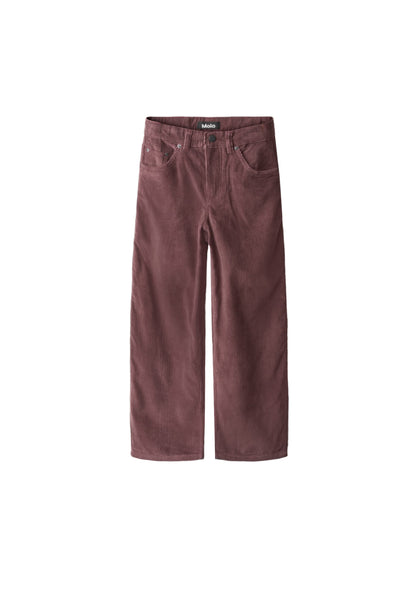 Pantalone in velluto a coste cioccolato per bambini Molo AIDEN 2226 