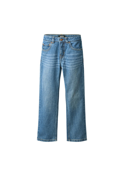 Jeans in denim blu medio per bambino Molo ANDY 5555 