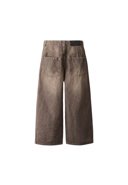 Jeans in denim marrone per bambini Molo ASKIO 5931 
