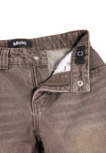 Jeans in denim marrone per bambini Molo ASKIO 5931 