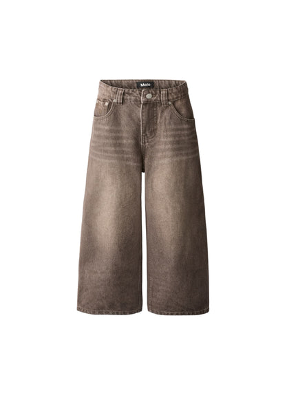 Jeans in denim marrone per bambini Molo ASKIO 5931 