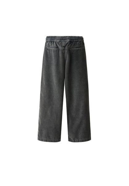 Pantalone a costine nero per neonato e bambino Molo ASTER 5930 