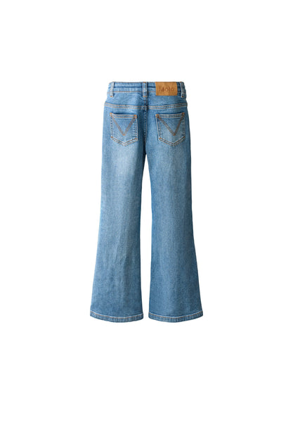 Jeans blu medio per bambina Molo ATLA 8931 