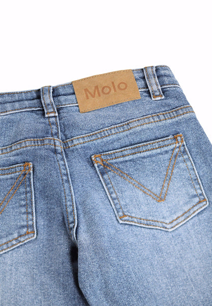 Jeans blu medio per bambina Molo ATLA 8931 