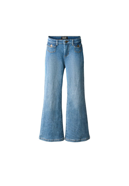 Jeans blu medio per bambina Molo ATLA 8931 